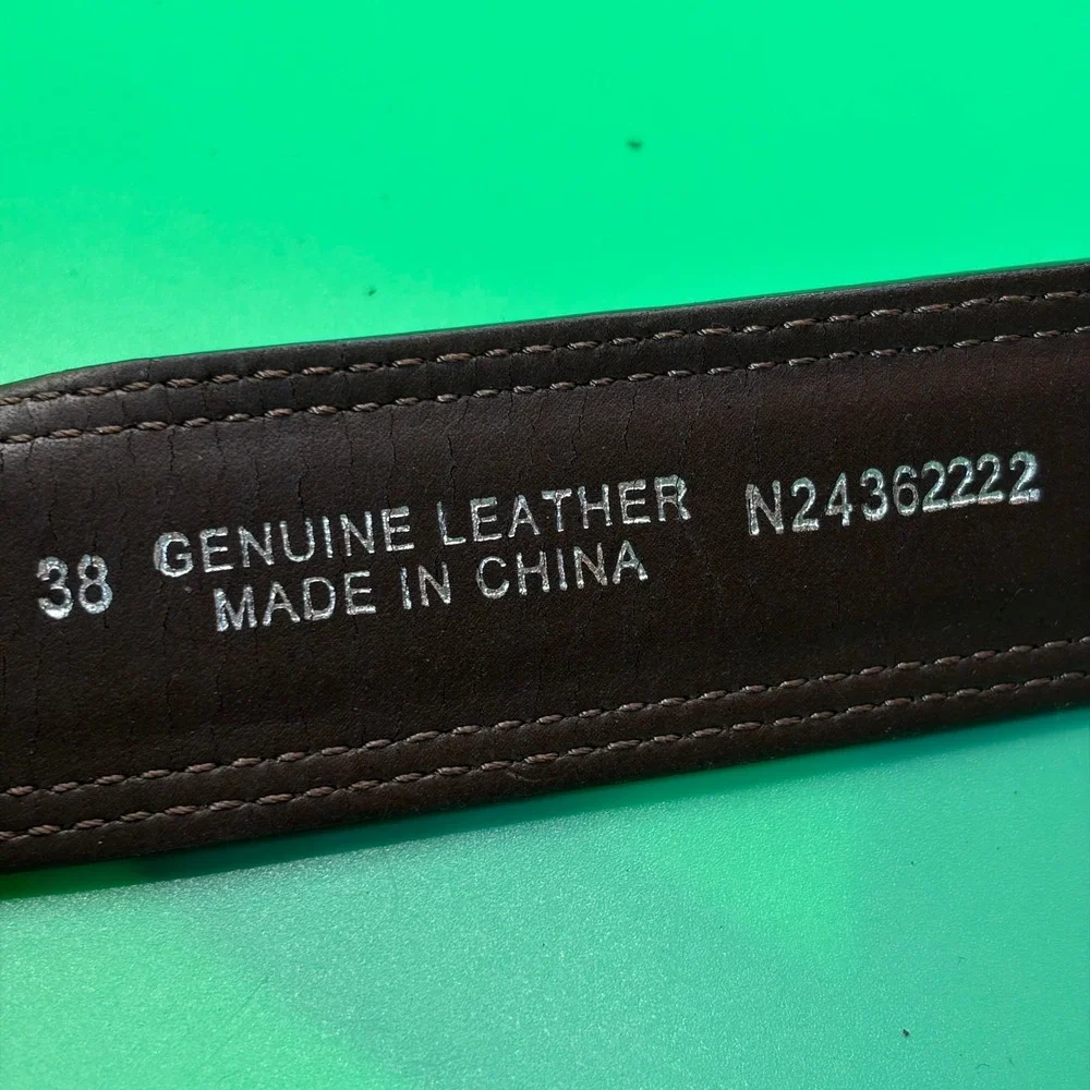 Nocona Genuine Leather Belt Mens 38 44